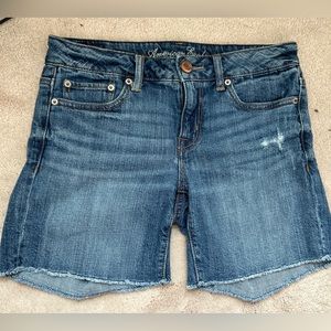 American Eagle Jean Shorts Size 0
